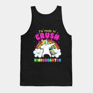 I'm ready to crush kindergarten dabbing Unicorn 2 Tank Top